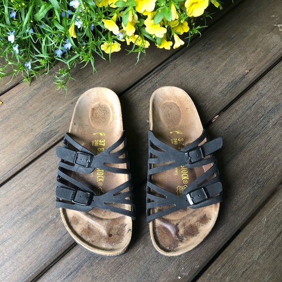 Birkenstock Shoes - Black Birkenstock Granada